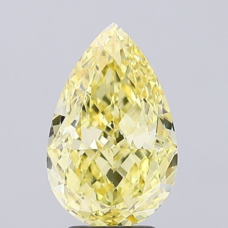 Loose Diamond - PEAR 4.01ct Fancy Intense Yellow VS1: Loose Diamond - PEAR 4.01ct Fancy Intense Yellow VS1 Source: This is a real non-mined Diamond that has been grown in a lab Shape: PEAR Carats: 4.01 Color: Fancy Intense Yellow Certification: IGI Video
