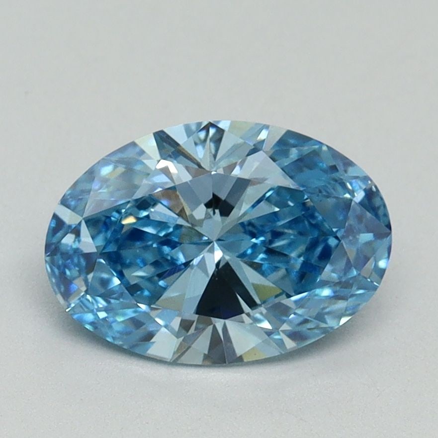Loose Diamond - OVAL 1.5ct Fancy Vivid Blue VS1: Loose Diamond - OVAL 1.5ct Fancy Vivid Blue VS1 Source: This is a real non-mined Diamond that has been grown in a lab Shape: OVAL Carats: 1.5 Color: Fancy Vivid Blue Certification: IGI Video: