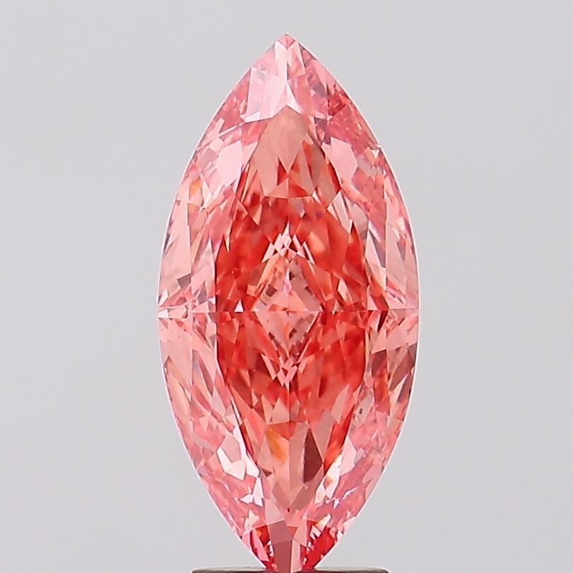 Loose Diamond - MARQUISE 4.73ct Fancy Vivid Pink VVS2: Loose Diamond - MARQUISE 4.73ct Fancy Vivid Pink VVS2 Source: This is a real non-mined Diamond that has been grown in a lab Shape: MARQUISE Carats: 4.73 Color: Fancy Vivid Pink Certification: IGI Vide
