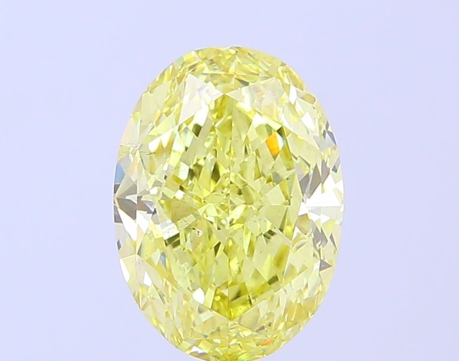 Loose Diamond - OVAL 3.01ct Fancy Intense Yellow SI1: Loose Diamond - OVAL 3.01ct Fancy Intense Yellow SI1 Source: This is a real non-mined Diamond that has been grown in a lab Shape: OVAL Carats: 3.01 Color: Fancy Intense Yellow Certification: IGI Video