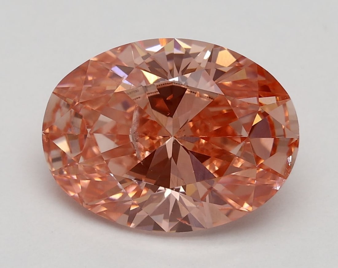 Loose Diamond - OVAL 3.0ct Fancy Vivid Pink SI2: Loose Diamond - OVAL 3.0ct Fancy Vivid Pink SI2 Source: This is a real non-mined Diamond that has been grown in a lab Shape: OVAL Carats: 3.0 Color: Fancy Vivid Pink Certification: IGI Video: