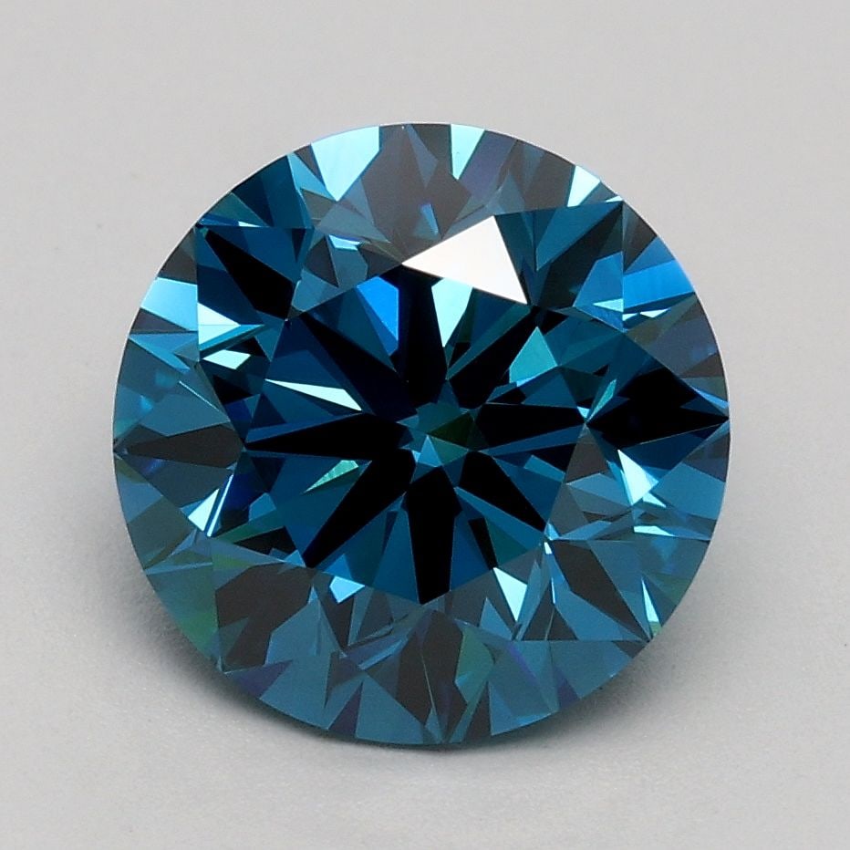 Loose Diamond - ROUND 2.11ct Fancy Vivid Blue VVS2 (1 of 1)