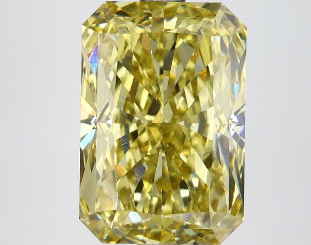 Loose Diamond - RADIANT 4.09ct Fancy Intense Yellow VS2: Loose Diamond - RADIANT 4.09ct Fancy Intense Yellow VS2 Source: This is a real non-mined Diamond that has been grown in a lab Shape: RADIANT Carats: 4.09 Color: Fancy Intense Yellow Certification: IGI