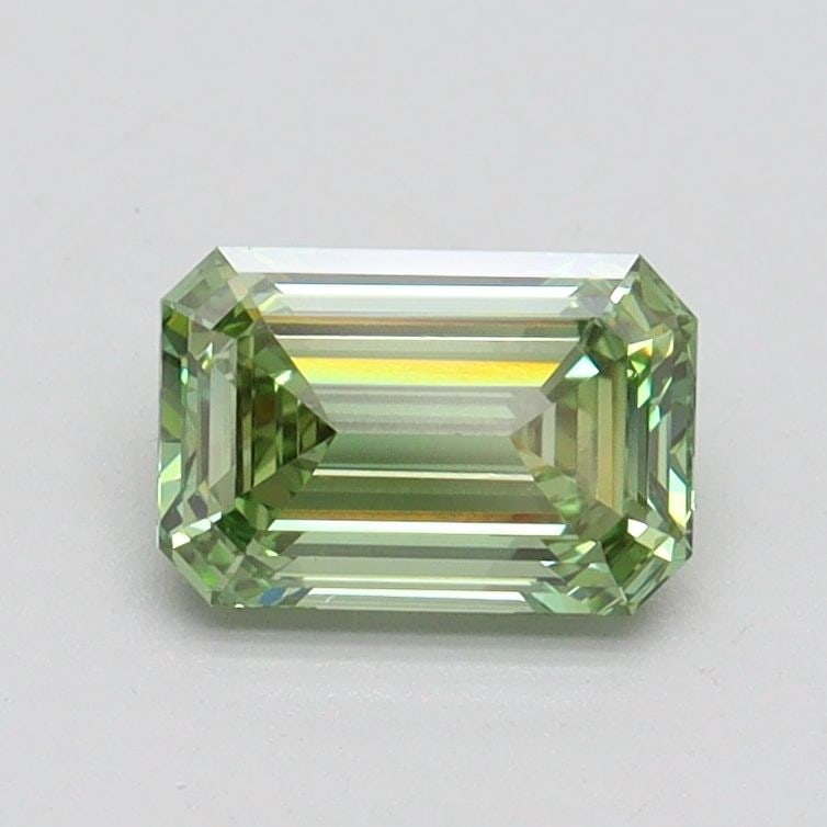 Loose Diamond - EMERALD 0.8ct Fancy Vivid Green VS1: Loose Diamond - EMERALD 0.8ct Fancy Vivid Green VS1 Source: This is a real non-mined Diamond that has been grown in a lab Shape: EMERALD Carats: 0.8 Color: Fancy Vivid Green Certification: IGI Video: