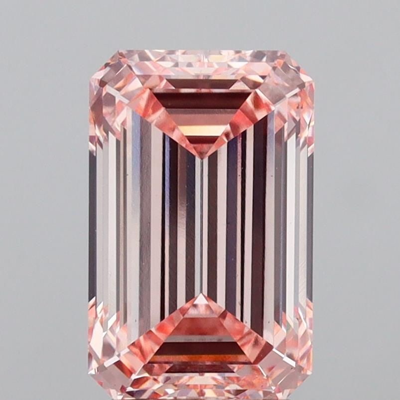 Loose Diamond - EMERALD 4.0ct Fancy Intense Pink VS1: Loose Diamond - EMERALD 4.0ct Fancy Intense Pink VS1 Source: This is a real non-mined Diamond that has been grown in a lab Shape: EMERALD Carats: 4.0 Color: Fancy Intense Pink Certification: IGI Video
