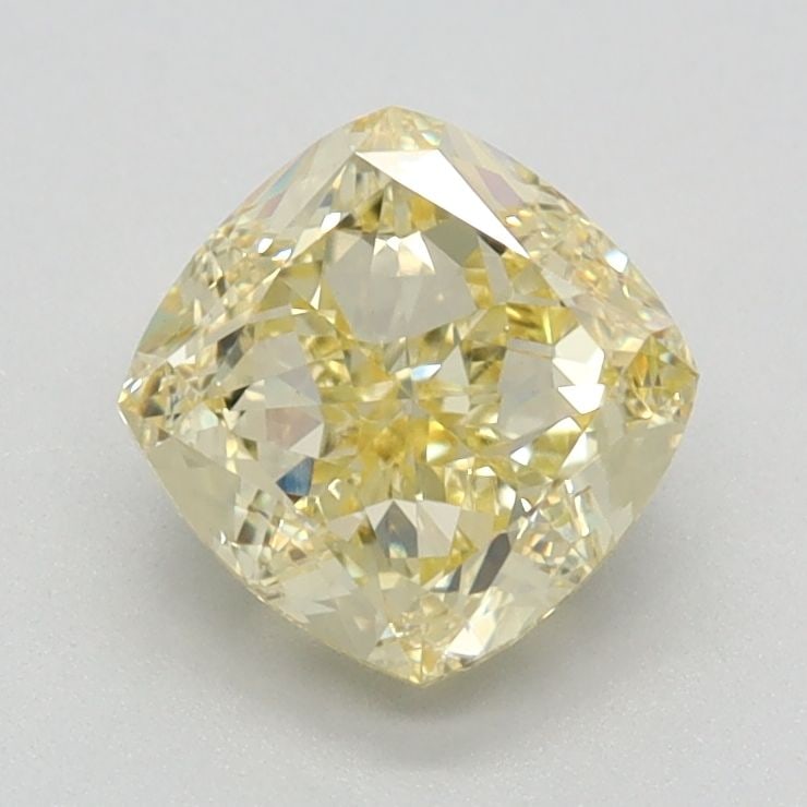 Loose Diamond - CUSHION MODIFIED 1.28ct Fancy Intense Yellow VS1: Loose Diamond - CUSHION MODIFIED 1.28ct Fancy Intense Yellow VS1 Source: This is a real non-mined Diamond that has been grown in a lab Shape: CUSHION MODIFIED Carats: 1.28 Color: Fancy Intense Yellow 