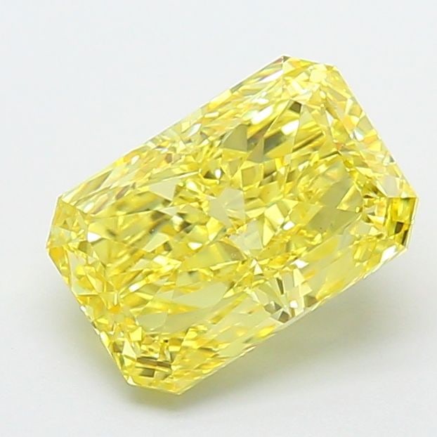 Loose Diamond - RADIANT 3.02ct Fancy Vivid Yellow VVS2: Loose Diamond - RADIANT 3.02ct Fancy Vivid Yellow VVS2 Source: This is a real non-mined Diamond that has been grown in a lab Shape: RADIANT Carats: 3.02 Color: Fancy Vivid Yellow Certification: IGI Vi