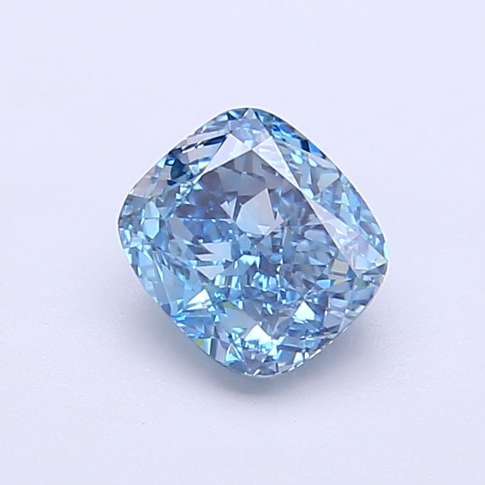 Loose Diamond - CUSHION MODIFIED 1.01ct Fancy Vivid Blue VS1: Loose Diamond - CUSHION MODIFIED 1.01ct Fancy Vivid Blue VS1 Source: This is a real non-mined Diamond that has been grown in a lab Shape: CUSHION MODIFIED Carats: 1.01 Color: Fancy Vivid Blue Certific