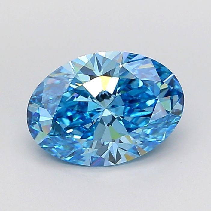Loose Diamond - OVAL 3.01ct Fancy Vivid Blue VS1: Loose Diamond - OVAL 3.01ct Fancy Vivid Blue VS1 Source: This is a real non-mined Diamond that has been grown in a lab Shape: OVAL Carats: 3.01 Color: Fancy Vivid Blue Certification: IGI Video: