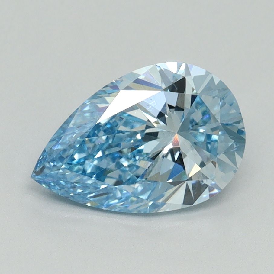 Loose Diamond - PEAR 1.5ct Fancy Vivid Blue VS2: Loose Diamond - PEAR 1.5ct Fancy Vivid Blue VS2 Source: This is a real non-mined Diamond that has been grown in a lab Shape: PEAR Carats: 1.5 Color: Fancy Vivid Blue Certification: IGI Video: