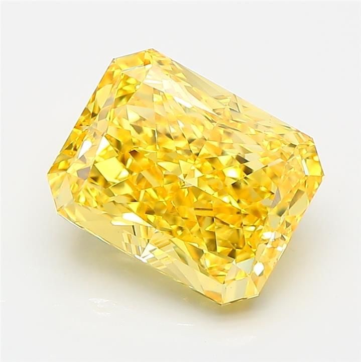 Loose Diamond - RADIANT 3.63ct Fancy Vivid Yellow VS1: Loose Diamond - RADIANT 3.63ct Fancy Vivid Yellow VS1 Source: This is a real non-mined Diamond that has been grown in a lab Shape: RADIANT Carats: 3.63 Color: Fancy Vivid Yellow Certification: IGI Vid