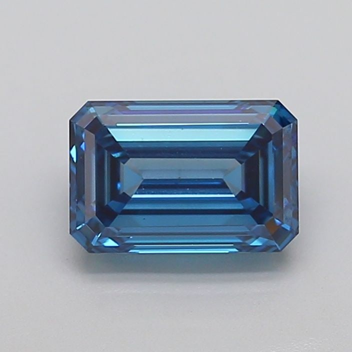 Loose Diamond - EMERALD 3.02ct Fancy Vivid Blue VS1: Loose Diamond - EMERALD 3.02ct Fancy Vivid Blue VS1 Source: This is a real non-mined Diamond that has been grown in a lab Shape: EMERALD Carats: 3.02 Color: Fancy Vivid Blue Certification: IGI Video: