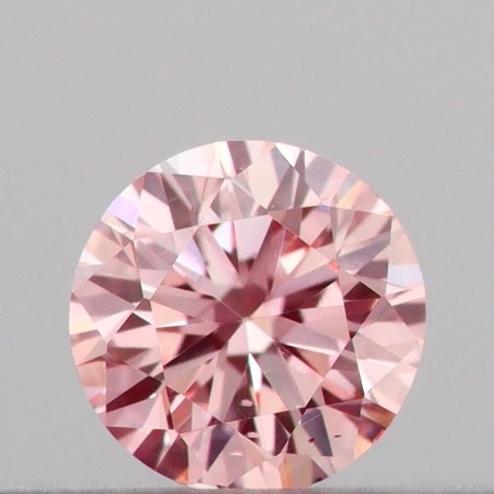 Loose Diamond - ROUND 0.09ct Fancy Pink VS2: Loose Diamond - ROUND 0.09ct Fancy Pink VS2 Source: This is a real non-mined Diamond that has been grown in a lab Shape: ROUND Carats: 0.09 Color: Fancy Pink Certification: IGI Video: