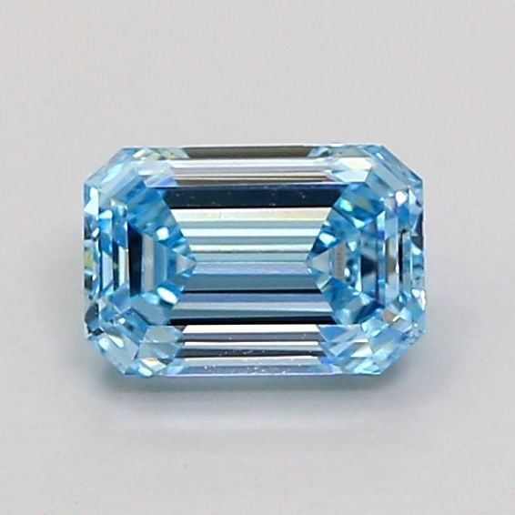 Loose Diamond - EMERALD 1.03ct Fancy Vivid Blue VS1: Loose Diamond - EMERALD 1.03ct Fancy Vivid Blue VS1 Source: This is a real non-mined Diamond that has been grown in a lab Shape: EMERALD Carats: 1.03 Color: Fancy Vivid Blue Certification: IGI Video: