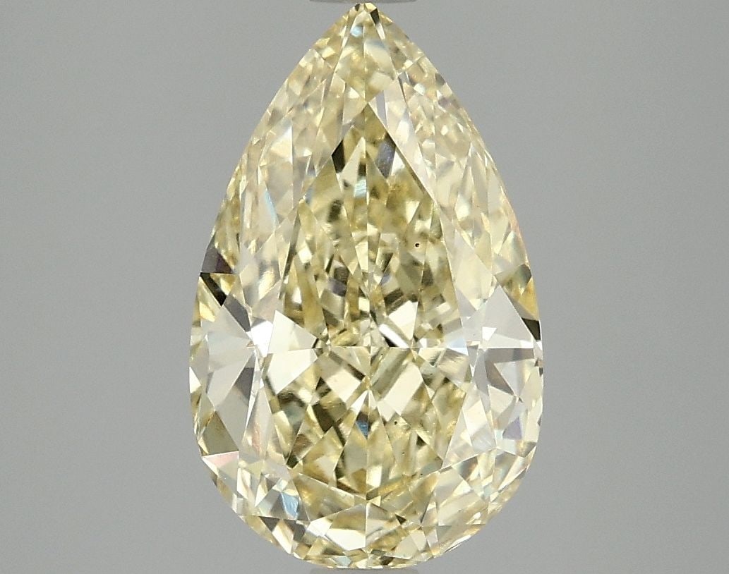 Loose Diamond - PEAR 3.09ct Fancy Intense Yellow VS1: Loose Diamond - PEAR 3.09ct Fancy Intense Yellow VS1 Source: This is a real non-mined Diamond that has been grown in a lab Shape: PEAR Carats: 3.09 Color: Fancy Intense Yellow Certification: IGI Video