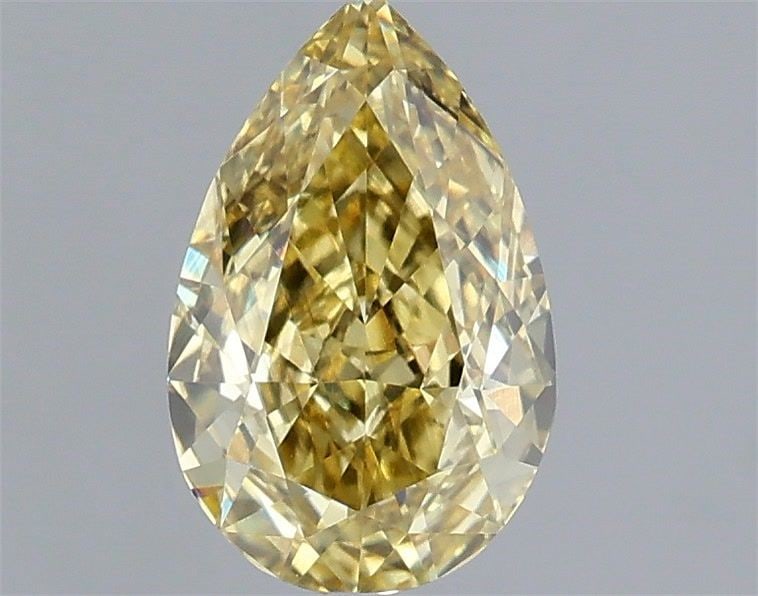 Loose Diamond - PEAR 1.08ct Fancy Intense Yellow VS2: Loose Diamond - PEAR 1.08ct Fancy Intense Yellow VS2 Source: This is a real non-mined Diamond that has been grown in a lab Shape: PEAR Carats: 1.08 Color: Fancy Intense Yellow Certification: IGI Video
