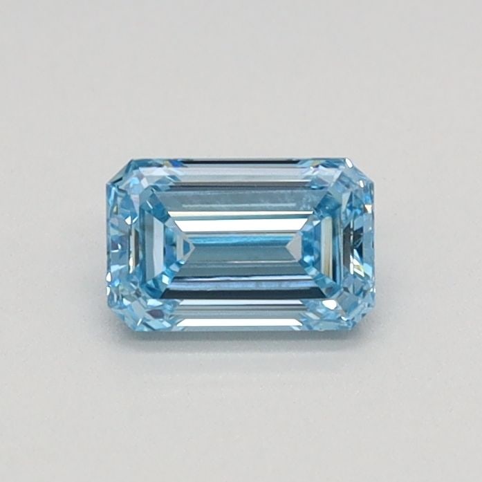 Loose Diamond - EMERALD 0.33ct Fancy Intense Blue VVS2: Loose Diamond - EMERALD 0.33ct Fancy Intense Blue VVS2 Source: This is a real non-mined Diamond that has been grown in a lab Shape: EMERALD Carats: 0.33 Color: Fancy Intense Blue Certification: IGI Vi