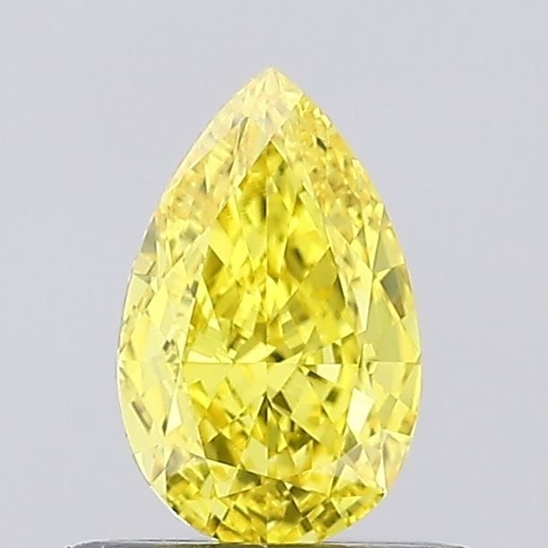 Loose Diamond - PEAR 0.5ct Fancy Vivid Yellow VVS2: Loose Diamond - PEAR 0.5ct Fancy Vivid Yellow VVS2 Source: This is a real non-mined Diamond that has been grown in a lab Shape: PEAR Carats: 0.5 Color: Fancy Vivid Yellow Certification: NONE Video: