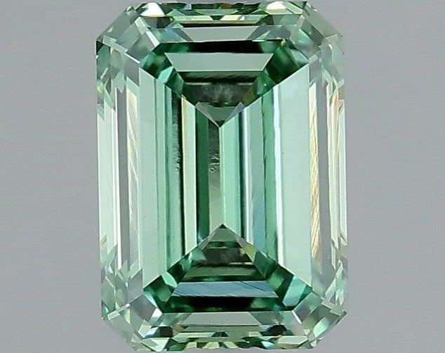 Loose Diamond - EMERALD 1.33ct Fancy Vivid Green VVS2 (1 of 1)