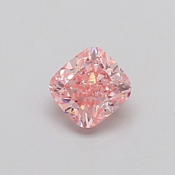 Loose Diamond - CUSHION MODIFIED 0.33ct Fancy Intense Pink SI1: Loose Diamond - CUSHION MODIFIED 0.33ct Fancy Intense Pink SI1 Source: This is a real non-mined Diamond that has been grown in a lab Shape: CUSHION MODIFIED Carats: 0.33 Color: Fancy Intense Pink Cert
