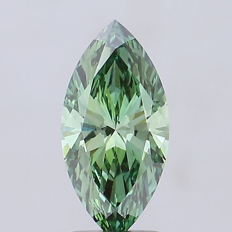Loose Diamond - MARQUISE 2.04ct Fancy Vivid Green VS1: Loose Diamond - MARQUISE 2.04ct Fancy Vivid Green VS1 Source: This is a real non-mined Diamond that has been grown in a lab Shape: MARQUISE Carats: 2.04 Color: Fancy Vivid Green Certification: IGI Vid