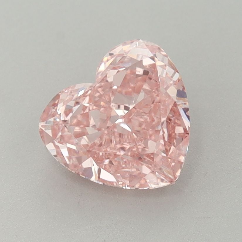 Loose Diamond - HEART 1.53ct Fancy Vivid Pink VS1: Loose Diamond - HEART 1.53ct Fancy Vivid Pink VS1 Source: This is a real non-mined Diamond that has been grown in a lab Shape: HEART Carats: 1.53 Color: Fancy Vivid Pink Certification: IGI Video: