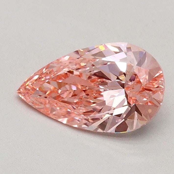 Loose Diamond - PEAR 0.52ct Fancy Vivid Pink VS1: Loose Diamond - PEAR 0.52ct Fancy Vivid Pink VS1 Source: This is a real non-mined Diamond that has been grown in a lab Shape: PEAR Carats: 0.52 Color: Fancy Vivid Pink Certification: IGI Video: