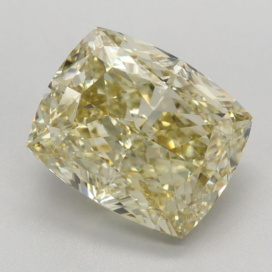 Loose Diamond - CUSHION MODIFIED 4.3ct Fancy Intense Yellow VS1: Loose Diamond - CUSHION MODIFIED 4.3ct Fancy Intense Yellow VS1 Source: This is a real non-mined Diamond that has been grown in a lab Shape: CUSHION MODIFIED Carats: 4.3 Color: Fancy Intense Yellow Ce