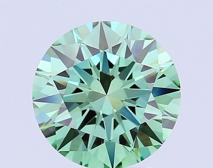 Loose Diamond - ROUND 3.0ct Fancy Vivid Green VVS2: Loose Diamond - ROUND 3.0ct Fancy Vivid Green VVS2 Source: This is a real non-mined Diamond that has been grown in a lab Shape: ROUND Carats: 3.0 Color: Fancy Vivid Green Certification: IGI Video: