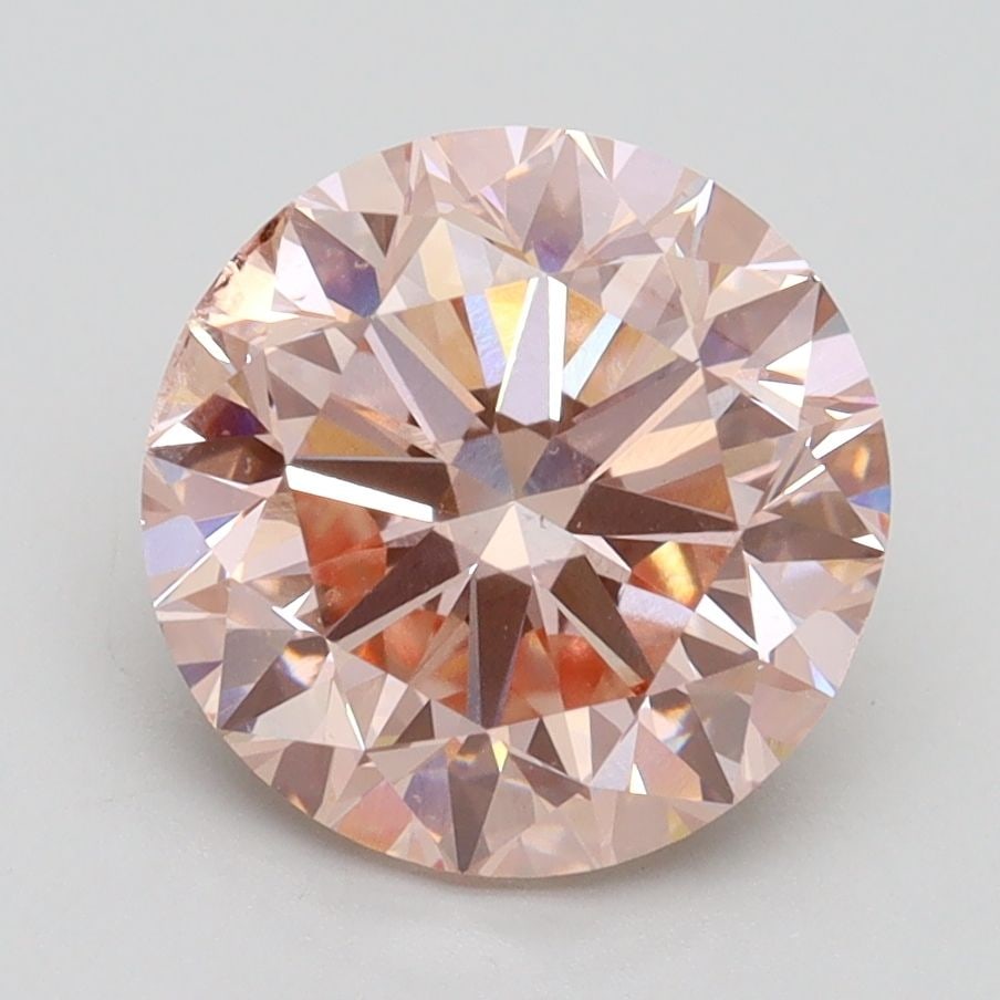 Loose Diamond - ROUND 3.01ct Fancy Intense Pink SI1: Loose Diamond - ROUND 3.01ct Fancy Intense Pink SI1 Source: This is a real non-mined Diamond that has been grown in a lab Shape: ROUND Carats: 3.01 Color: Fancy Intense Pink Certification: IGI Video: