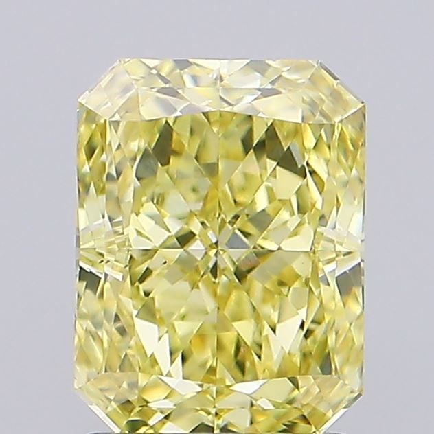 Loose Diamond - RADIANT 1.88ct Fancy Intense Yellow VS1: Loose Diamond - RADIANT 1.88ct Fancy Intense Yellow VS1 Source: This is a real non-mined Diamond that has been grown in a lab Shape: RADIANT Carats: 1.88 Color: Fancy Intense Yellow Certification: IGI