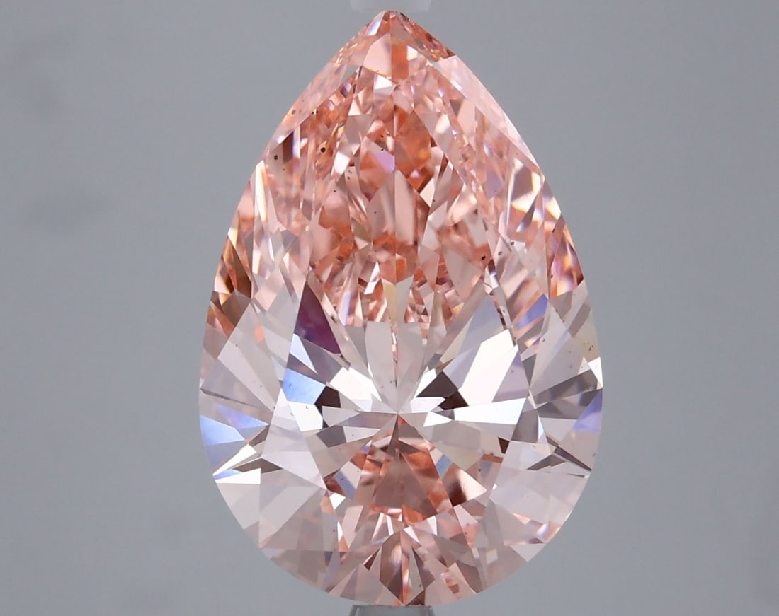Loose Diamond - PEAR 6.07ct Fancy Vivid Pink VS2: Loose Diamond - PEAR 6.07ct Fancy Vivid Pink VS2 Source: This is a real non-mined Diamond that has been grown in a lab Shape: PEAR Carats: 6.07 Color: Fancy Vivid Pink Certification: IGI Video: