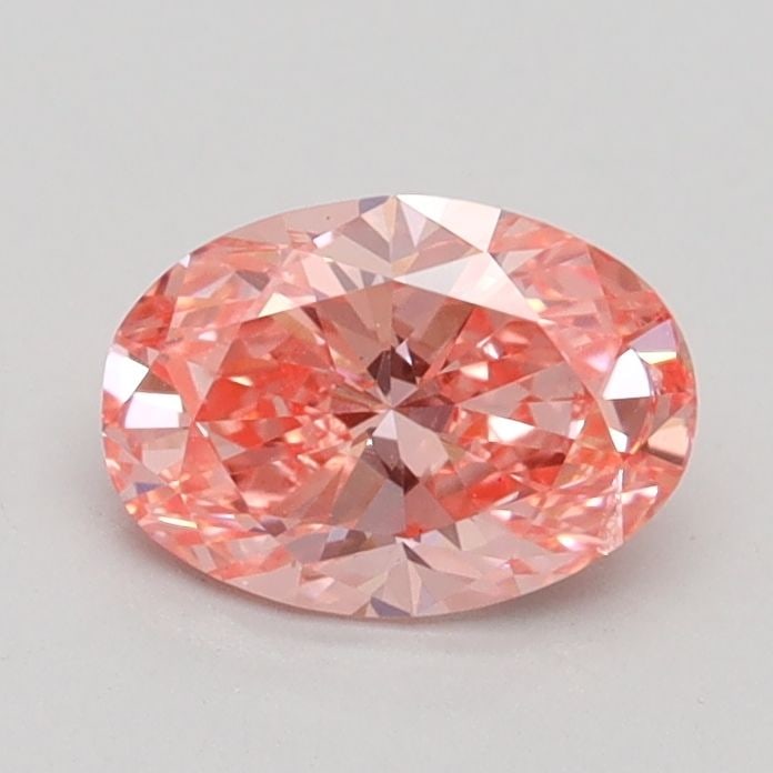 Loose Diamond - OVAL 0.78ct Fancy Vivid Pink SI1: Loose Diamond - OVAL 0.78ct Fancy Vivid Pink SI1 Source: This is a real non-mined Diamond that has been grown in a lab Shape: OVAL Carats: 0.78 Color: Fancy Vivid Pink Certification: IGI Video: