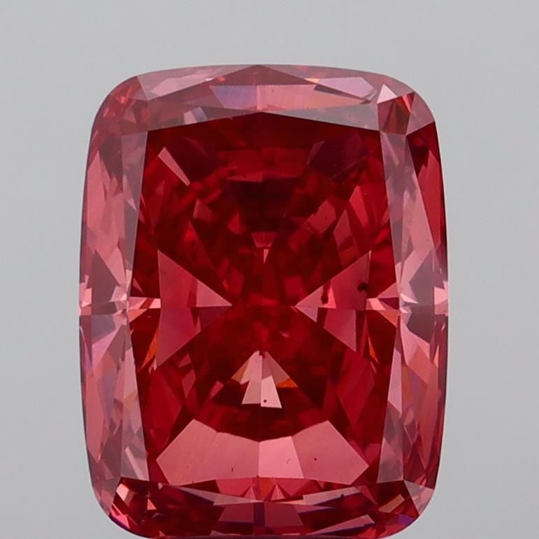 Loose Diamond - CUSHION MODIFIED 5.51ct Fancy Vivid Brownish Pink VS2 (1 of 1)