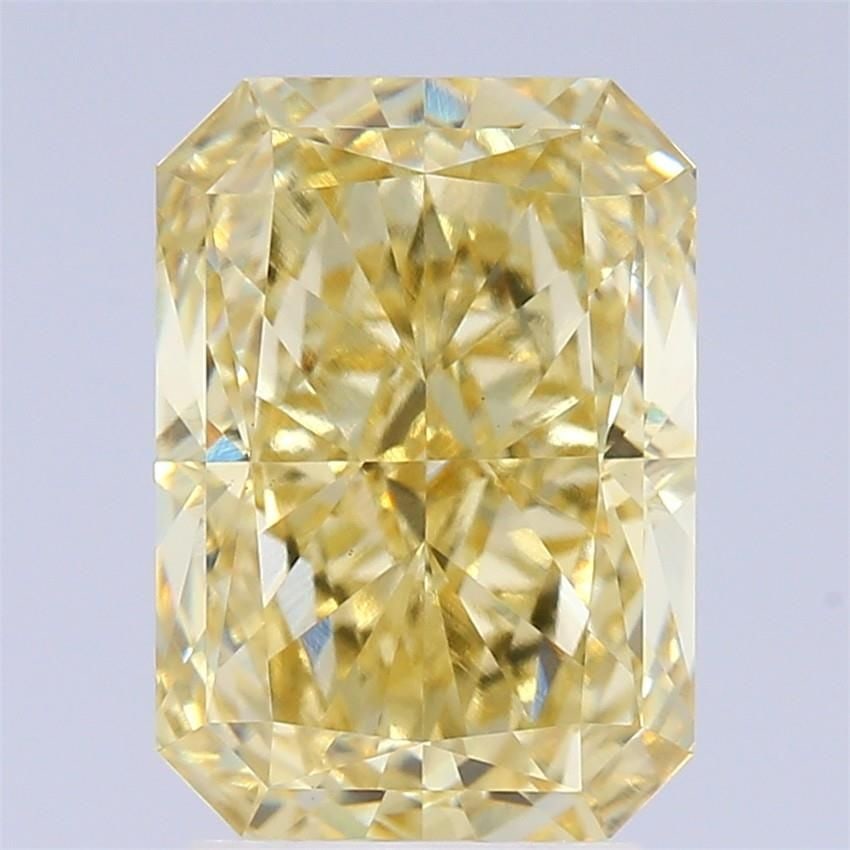 Loose Diamond - RADIANT 3.13ct Fancy Intense Yellow VVS2: Loose Diamond - RADIANT 3.13ct Fancy Intense Yellow VVS2 Source: This is a real non-mined Diamond that has been grown in a lab Shape: RADIANT Carats: 3.13 Color: Fancy Intense Yellow Certification: IG