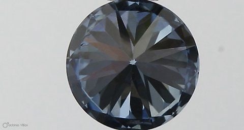 Loose Diamond - ROUND 0.5ct Fancy Vivid Blue SI1 (1 of 1)