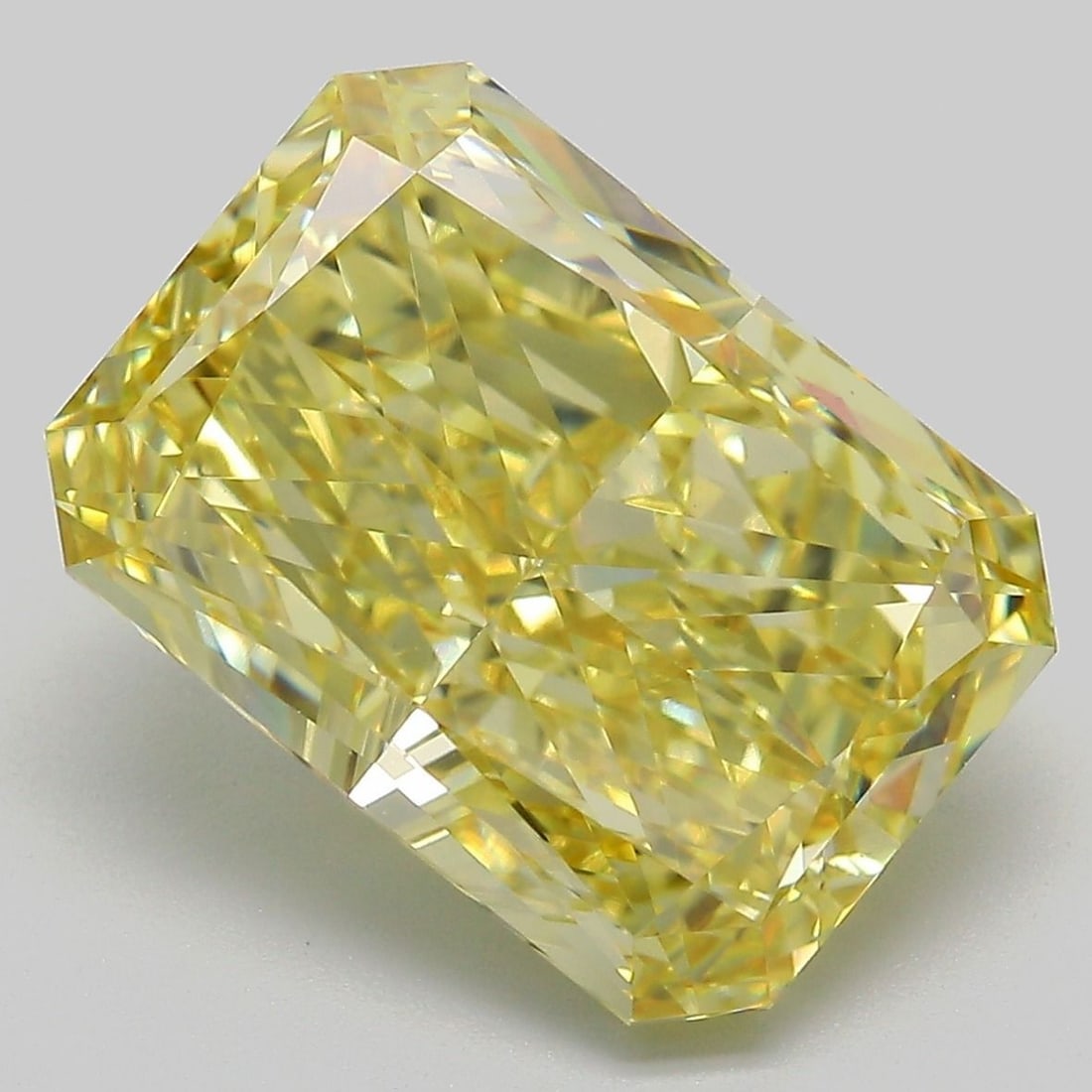 Loose Diamond - RADIANT 8.09ct Fancy Intense Yellow VS1: Loose Diamond - RADIANT 8.09ct Fancy Intense Yellow VS1 Source: This is a real non-mined Diamond that has been grown in a lab Shape: RADIANT Carats: 8.09 Color: Fancy Intense Yellow Certification: IGI