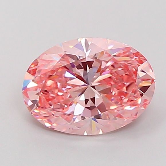 Loose Diamond - OVAL 2.53ct Fancy Vivid Pink VS1: Loose Diamond - OVAL 2.53ct Fancy Vivid Pink VS1 Source: This is a real non-mined Diamond that has been grown in a lab Shape: OVAL Carats: 2.53 Color: Fancy Vivid Pink Certification: IGI Video: