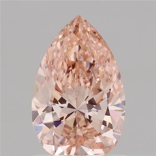 Loose Diamond - PEAR 1.01ct Fancy Intense Brownish Pink VS1: Loose Diamond - PEAR 1.01ct Fancy Intense Brownish Pink VS1 Source: This is a real non-mined Diamond that has been grown in a lab Shape: PEAR Carats: 1.01 Color: Fancy Intense Brownish Pink Certificat