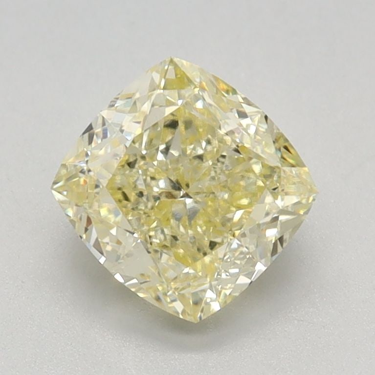 Loose Diamond - CUSHION MODIFIED 1.21ct Fancy Yellow VVS2: Loose Diamond - CUSHION MODIFIED 1.21ct Fancy Yellow VVS2 Source: This is a real non-mined Diamond that has been grown in a lab Shape: CUSHION MODIFIED Carats: 1.21 Color: Fancy Yellow Certification: 