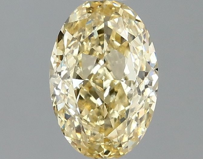 Loose Diamond - OVAL 1.15ct Fancy Intense Yellow VS1: Loose Diamond - OVAL 1.15ct Fancy Intense Yellow VS1 Source: This is a real non-mined Diamond that has been grown in a lab Shape: OVAL Carats: 1.15 Color: Fancy Intense Yellow Certification: IGI Video