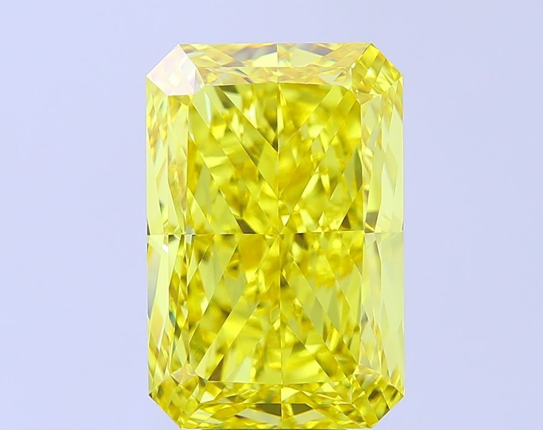 Loose Diamond - RADIANT 11.01ct Fancy Vivid Yellow VVS2: Loose Diamond - RADIANT 11.01ct Fancy Vivid Yellow VVS2 Source: This is a real non-mined Diamond that has been grown in a lab Shape: RADIANT Carats: 11.01 Color: Fancy Vivid Yellow Certification: IGI 