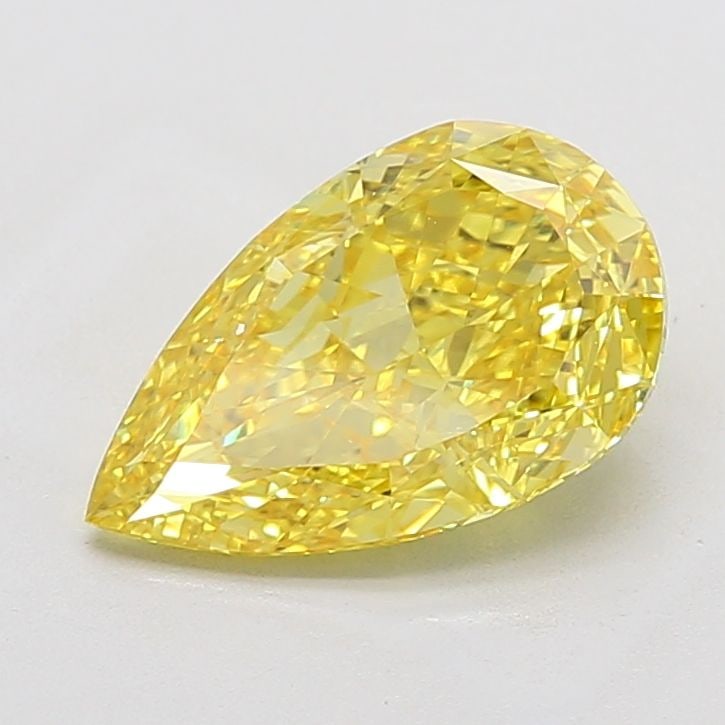 Loose Diamond - PEAR 3.53ct Fancy Vivid Yellow VVS2: Loose Diamond - PEAR 3.53ct Fancy Vivid Yellow VVS2 Source: This is a real non-mined Diamond that has been grown in a lab Shape: PEAR Carats: 3.53 Color: Fancy Vivid Yellow Certification: IGI The Diam