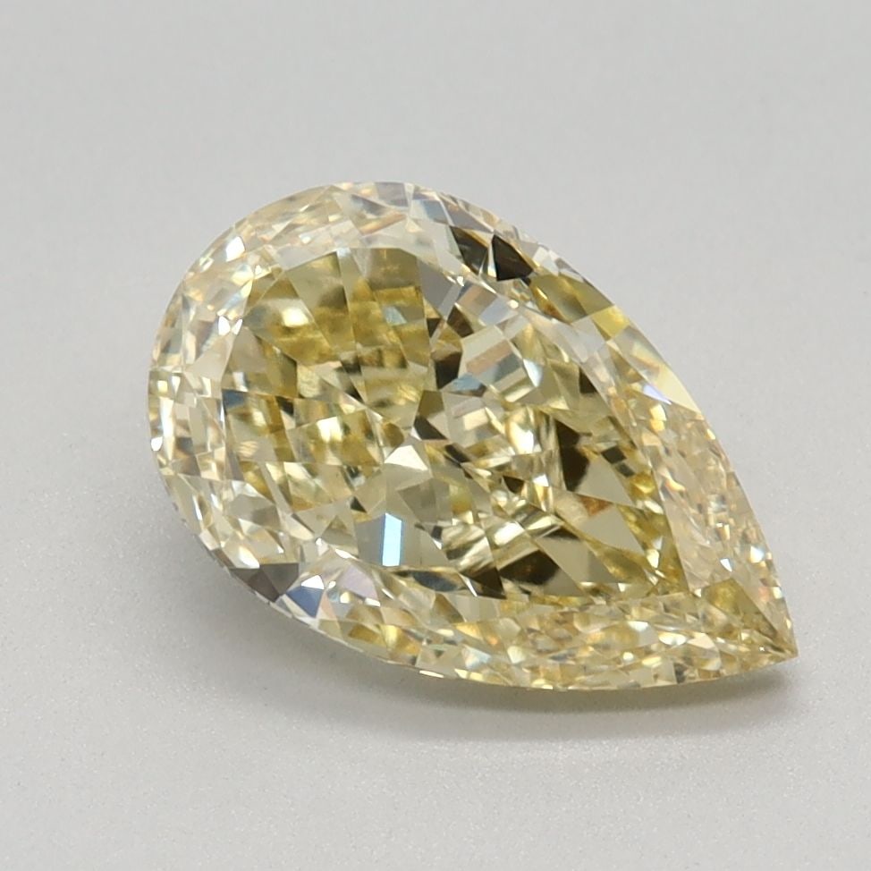 Loose Diamond - PEAR 1.6ct Fancy Intense Yellow VVS2: Loose Diamond - PEAR 1.6ct Fancy Intense Yellow VVS2 Source: This is a real non-mined Diamond that has been grown in a lab Shape: PEAR Carats: 1.6 Color: Fancy Intense Yellow Certification: IGI Video: