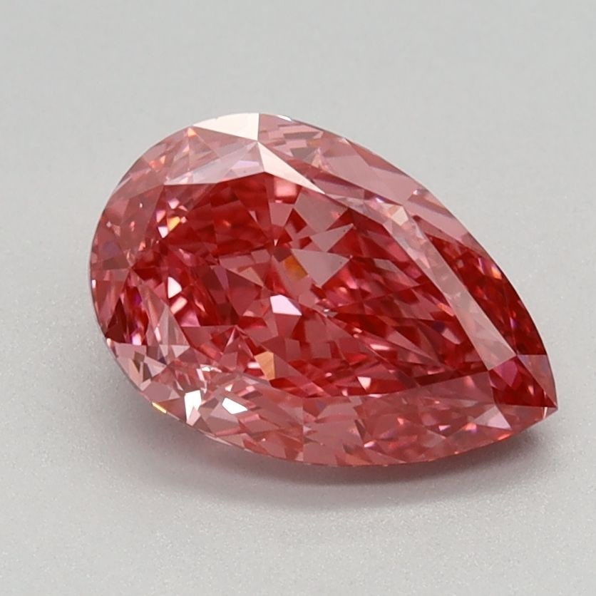 Loose Diamond - PEAR 1.27ct Fancy Vivid Pink VS2: Loose Diamond - PEAR 1.27ct Fancy Vivid Pink VS2 Source: This is a real non-mined Diamond that has been grown in a lab Shape: PEAR Carats: 1.27 Color: Fancy Vivid Pink Certification: IGI Video: