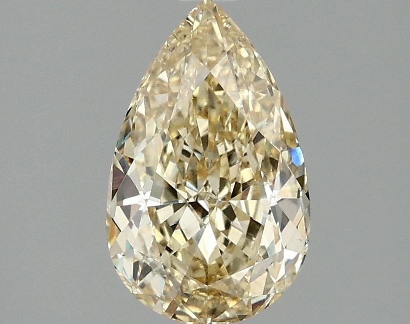 Loose Diamond - PEAR 1.59ct Fancy Vivid Yellow VS1: Loose Diamond - PEAR 1.59ct Fancy Vivid Yellow VS1 Source: This is a real non-mined Diamond that has been grown in a lab Shape: PEAR Carats: 1.59 Color: Fancy Vivid Yellow Certification: IGI Video: