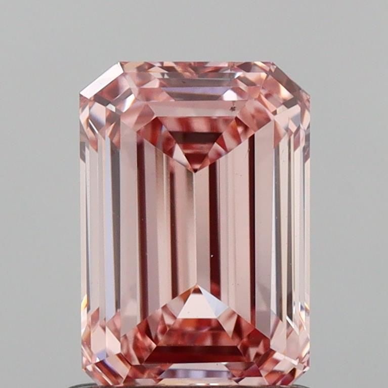 Loose Diamond - EMERALD 1.09ct Fancy Intense Pink VS1: Loose Diamond - EMERALD 1.09ct Fancy Intense Pink VS1 Source: This is a real non-mined Diamond that has been grown in a lab Shape: EMERALD Carats: 1.09 Color: Fancy Intense Pink Certification: IGI Vid