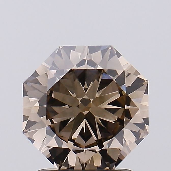 Loose Diamond - OCTAGONAL 1.69ct Fancy Deep Brown VS1: Loose Diamond - OCTAGONAL 1.69ct Fancy Deep Brown VS1 Source: This is a real non-mined Diamond that has been grown in a lab Shape: OCTAGONAL Carats: 1.69 Color: Fancy Deep Brown Certification: NONE Vi