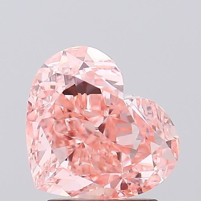 Loose Diamond - HEART 3.0ct Fancy Intense Pink VVS2: Loose Diamond - HEART 3.0ct Fancy Intense Pink VVS2 Source: This is a real non-mined Diamond that has been grown in a lab Shape: HEART Carats: 3.0 Color: Fancy Intense Pink Certification: IGI Video: