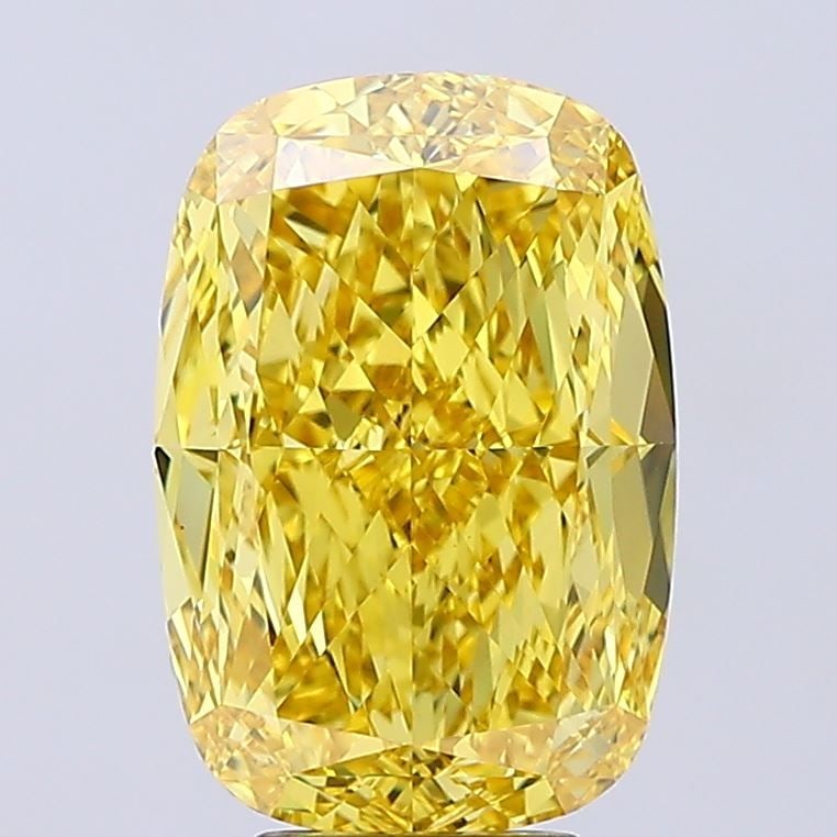 Loose Diamond - CUSHION MODIFIED 8.03ct Fancy Vivid Yellow VS2: Loose Diamond - CUSHION MODIFIED 8.03ct Fancy Vivid Yellow VS2 Source: This is a real non-mined Diamond that has been grown in a lab Shape: CUSHION MODIFIED Carats: 8.03 Color: Fancy Vivid Yellow Cert